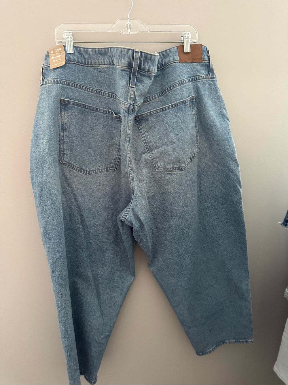 Madewell Light Blue Balloon Jean New Classic - Picture 5 of 8